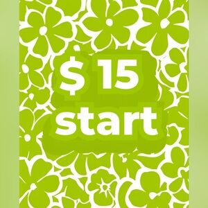 $15 Start! YOU GOT THAT! -No Cancellations, please bid responsibly. 💕